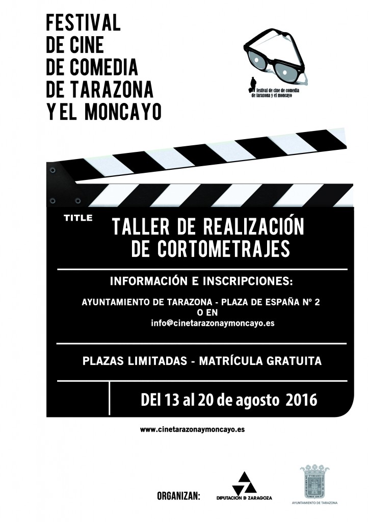 cartel taller cortos Tarazona 2016